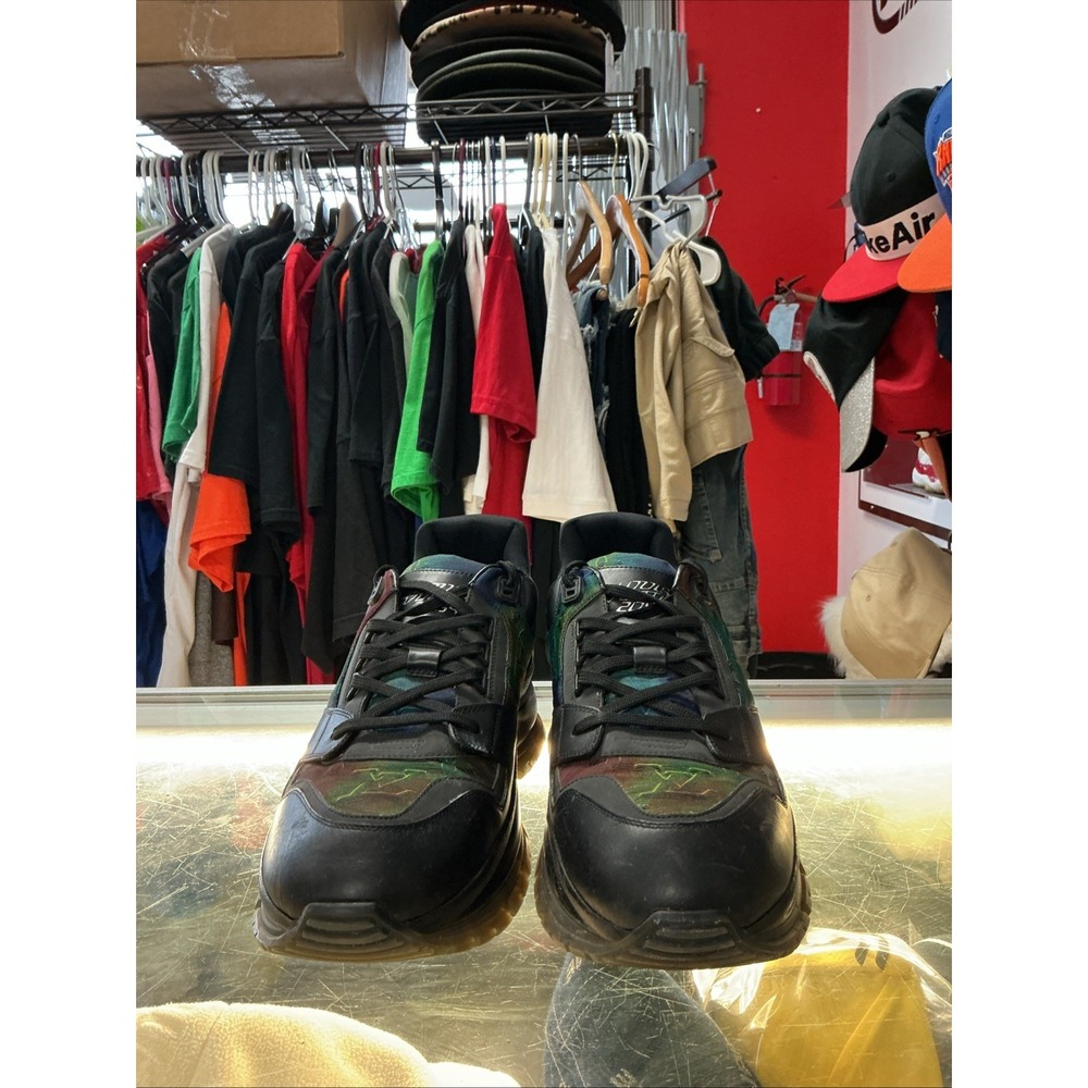 Louis Vuitton Trail 2054 Sneaker 'Black Iridescent' LV Size 9